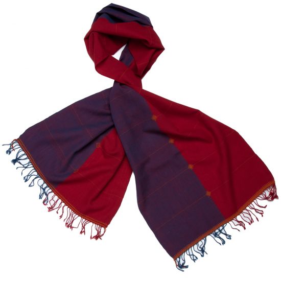 Myra Scarf - Purple/Red
